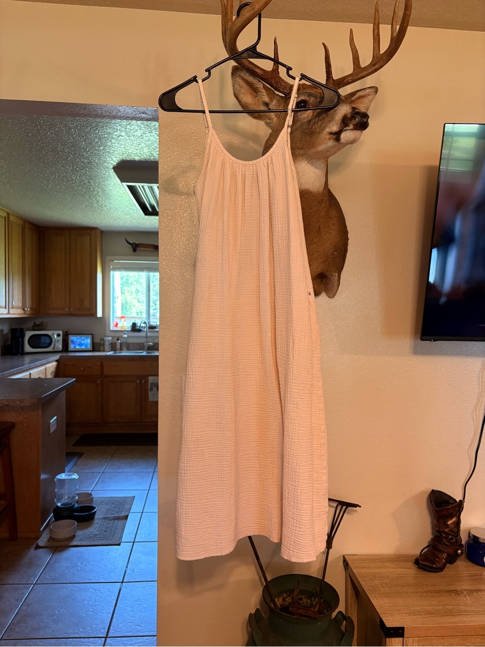 Light Pink Sleeveless Summer Dress